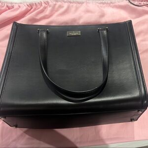 Kate Spade Black Leather Tote